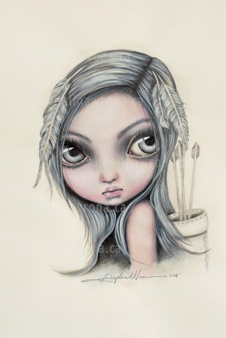Aielah Mini Format Print